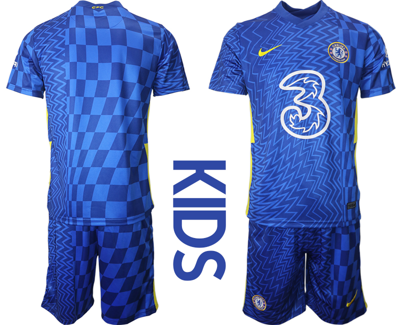 Chelsea FC home kids 2021/22 Soccer Kit